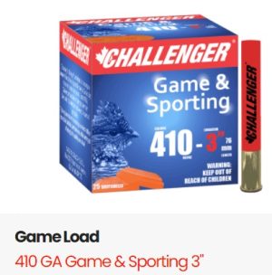 CHALLENGER (30034) 410GA. 3” #4 LEAD