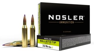 NOSLER 243 WIN 90 GR BALLISTIC TIP