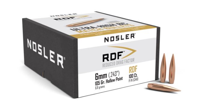 NOSLER 6MM 105 HPBT (100 CT)