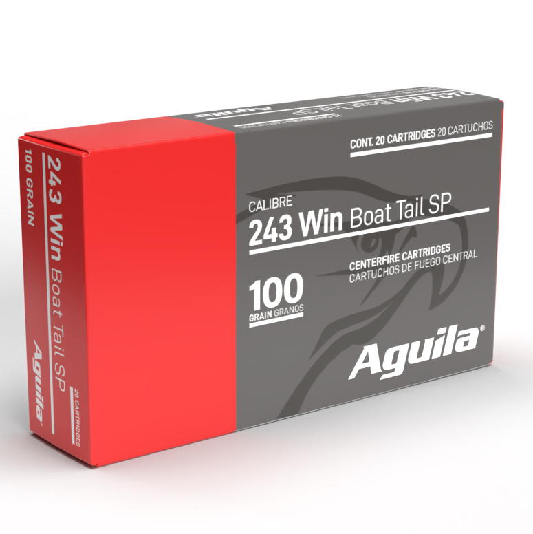 AGUILA 243 WIN INTERLOCK 100GR by HORNADY