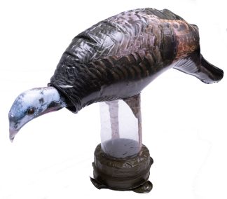 CHEROKEE SPORTS SHAKE-AND-BAKE WOBBLE-HEADED HEN TURKEY DECO