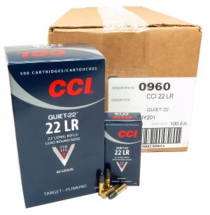 CCI QUIET-22 .22LR 40GR LRN 710FPS