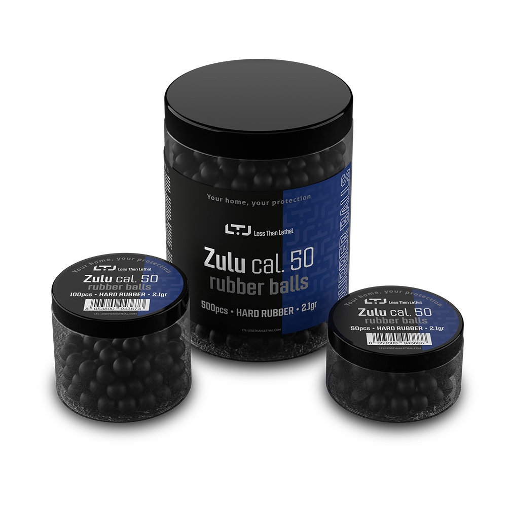 CHIAPPA Black Rubber Balls 2.1gr 500pcs ZULU