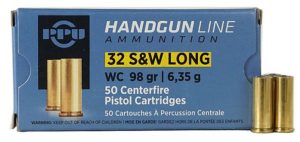 PRVI  c.32 S&W, Long, LWC 98gr 50 Rnds A-298