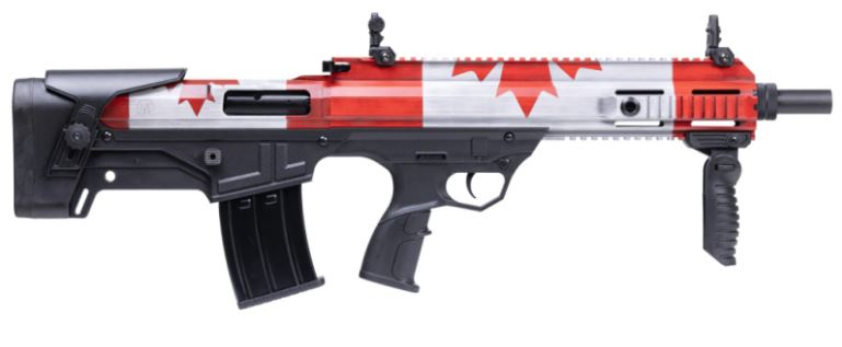 EGE ARMS 12GA PUMP 12GA 3″ 18.5″ CANADA FLAG