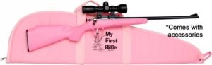 CRICKET 22LR PINK SYN SCOPE, MOUNT, CASE PINK
