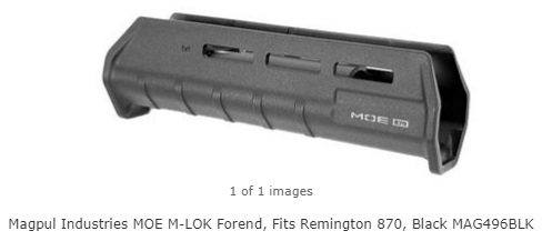 MAGPUL MOE M-LOK FOREND – REMINGTON 870 – BLACK