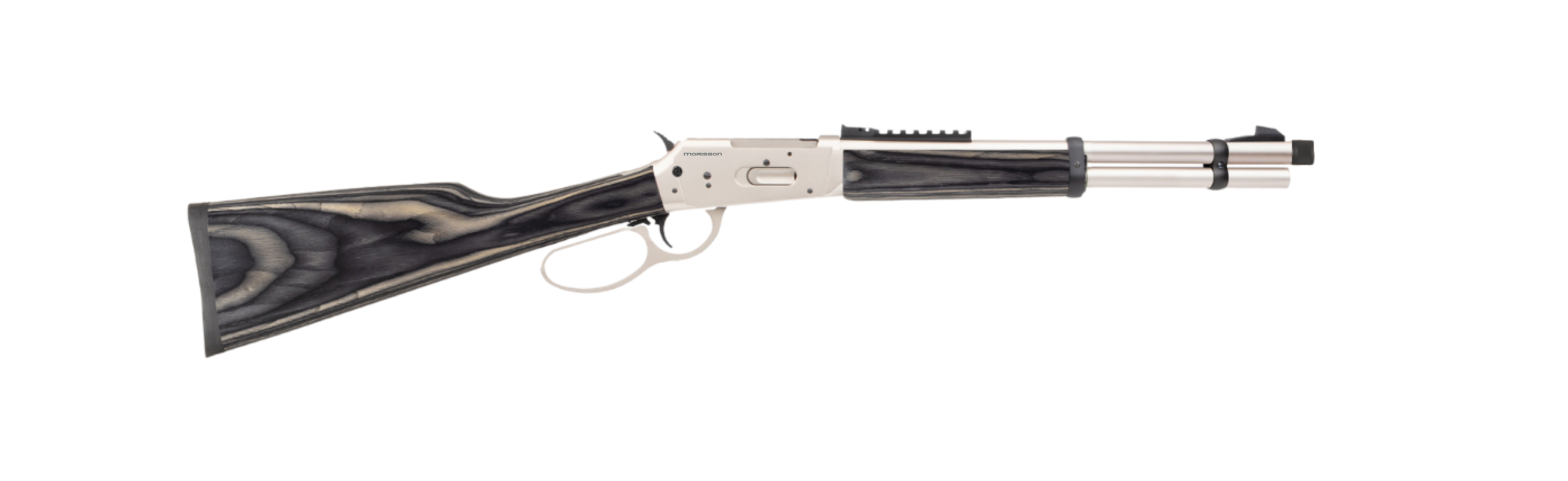MORISSON LEVER 357 MAG 12″ TIMBERWOLF LAMIN, NICKEL 8+1