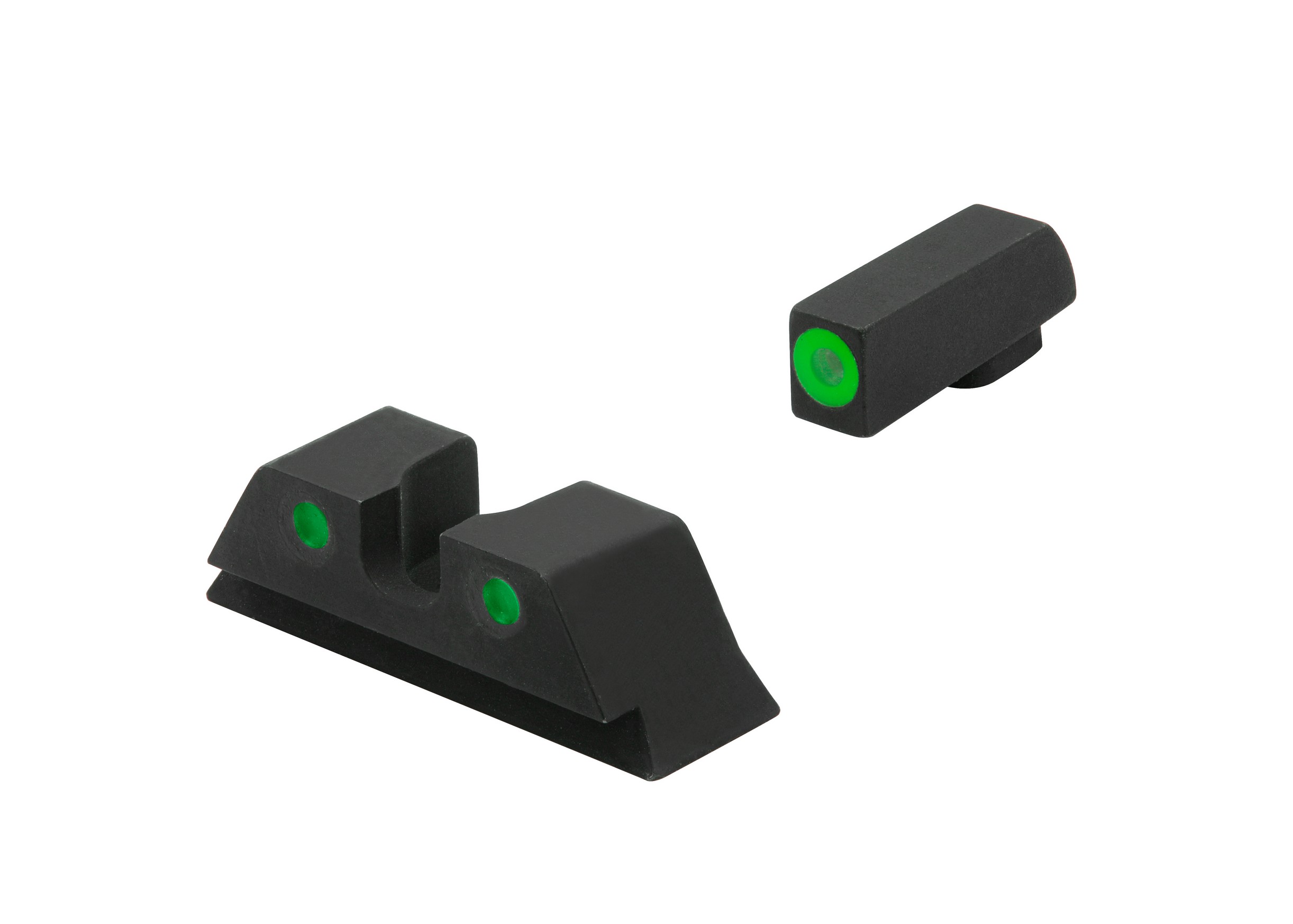 MEPROLIGHT HYPER-BRIGHT CZ PIS FRONT GREEN RING/ REAR GREEN