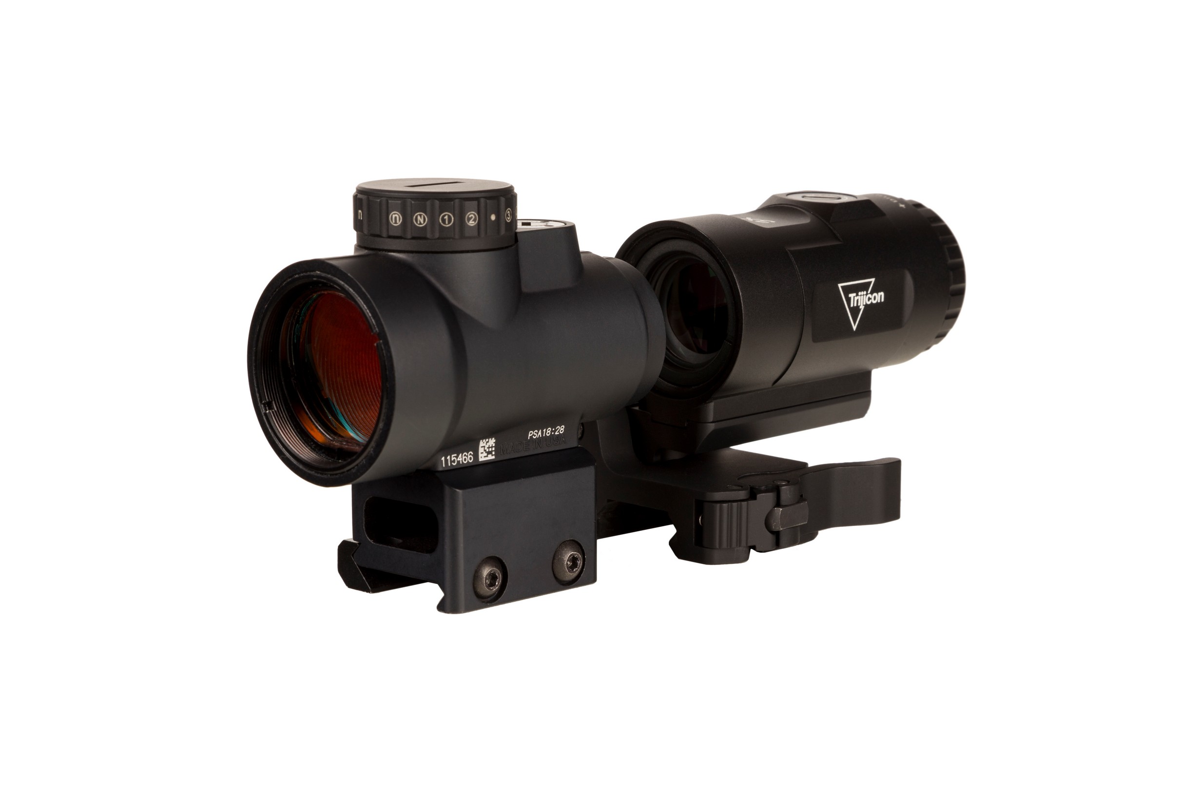 TRIJICON MRO HD & 3X MAGNIFIER COMBO; FULL CO-WITNESS