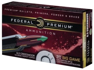FED TROPHY 6.5 CREEDMOOR 120 GR TROPHY COPPER ”VITAL-SHOK”