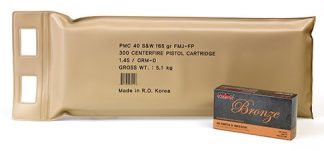 PMC 40D 6 BOXES IN BATTLE PACK 300 ROUNDS