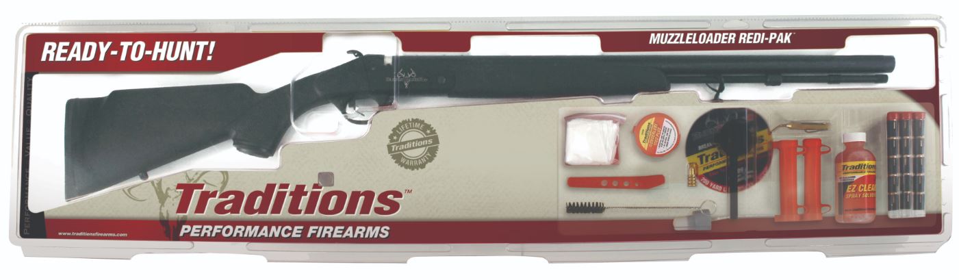 TRADITIONS BUCKSTALKER™ XT REDI-PAK SYN. BLACK .50 / 24″