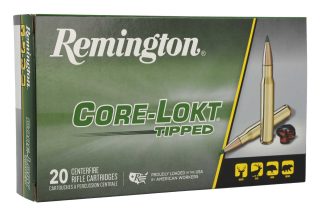 REM 308 WIN 165GR CORE-LOKT TIPPED