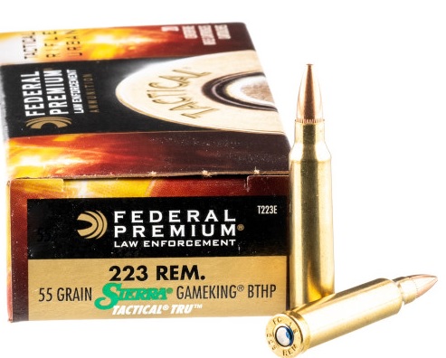 FEDERAL TRU c223 55GR Sierra Gameking Boat Tail Hollow Point