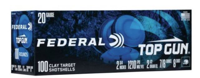 FED 20GA 2 3/4” 7/8OZ 2.5DR 8 100CT