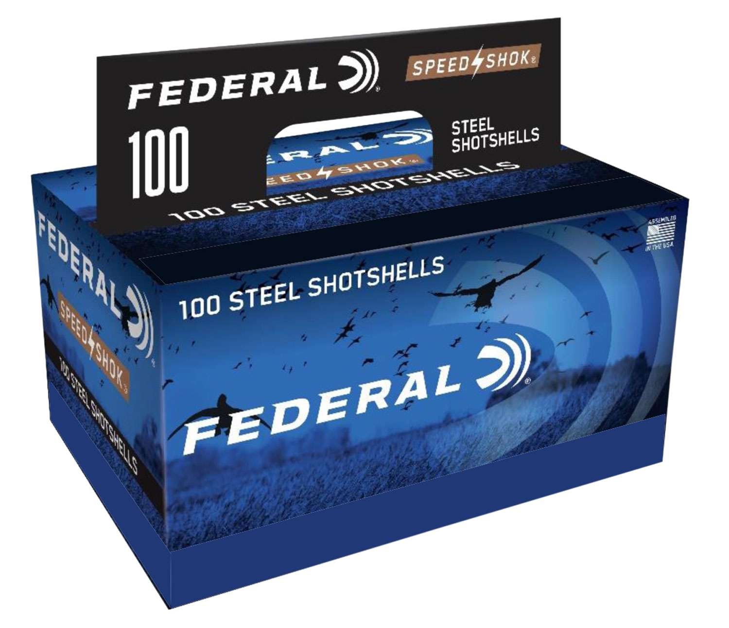 FED SPEED SHOK 12GA 3” 1 1/4OZ #2 100 RDS