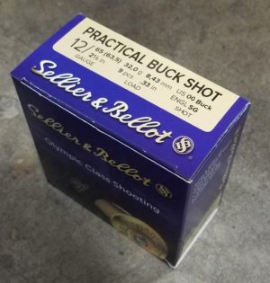 S & B 12 GA 2 1/2" (02258) SPORT 00 BUCK (PRACTICAL)