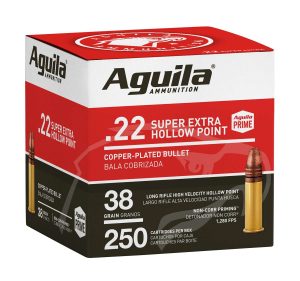 AGUILA .22 LR HV HP 38 GR 250 PACK