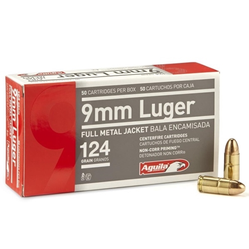 AGUILA 9MM JHP 124GR