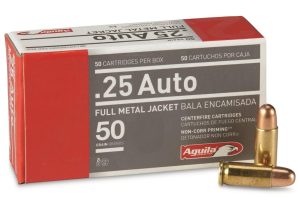 AGUILA .25 AUTO FMJ 50GR