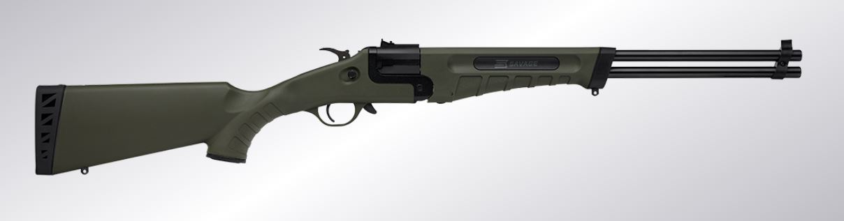 SAVAGE MODEL 42 OD GREEN MAGNUM 22 WMR/410 20″ OD GREEN SYNT