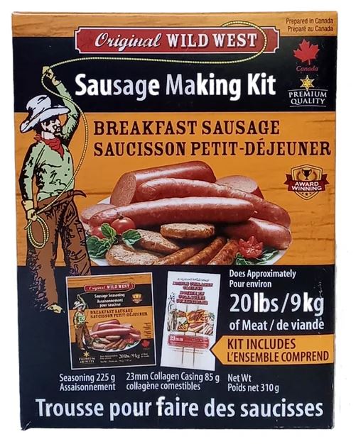 WILD WEST BREAKFAST SAUSAGE SEASONING KIT 310G