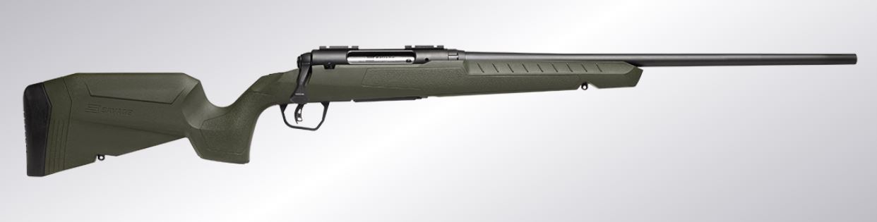 SAVAGE AXIS 2 GREEN 30-06 SPFLD 22″ OD GREEN SYNTHETIC