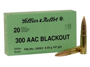 S & B  c.300 AAC (Black Out) 147GR FMJ