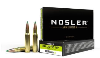 NOSLER 308 WIN 165 GR BALLISTIC TIP