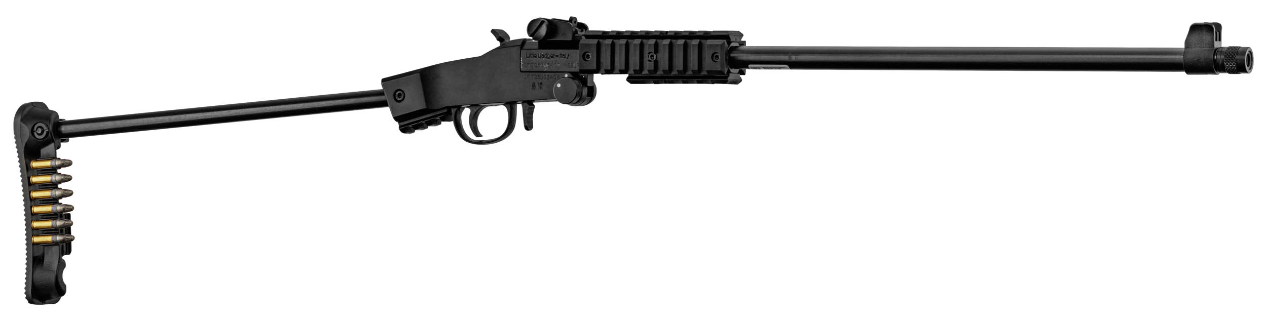 CHIAPPA LITTLE BADGER 22 LR TAKE DOWN 18.5″  THREADED BARREL