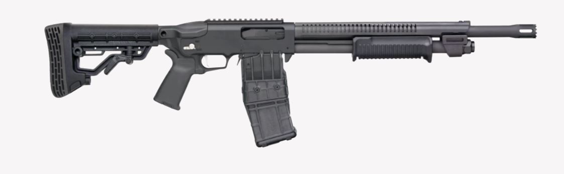 MOSSBERG 590RM 12 GA 18.5″ 5 POSITION ADJ MIL SPEC BLACK