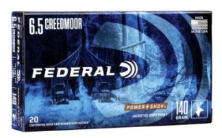 FED  6.5 CREEDMOOR 140 GR POWER SHOK