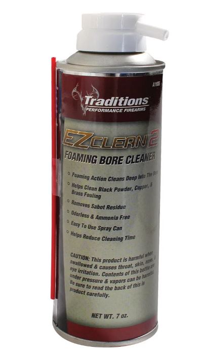TRADITIONS EZCLEAN2® FOAMING BORE CLEANER 7 OZ. SPRAY CAN /C
