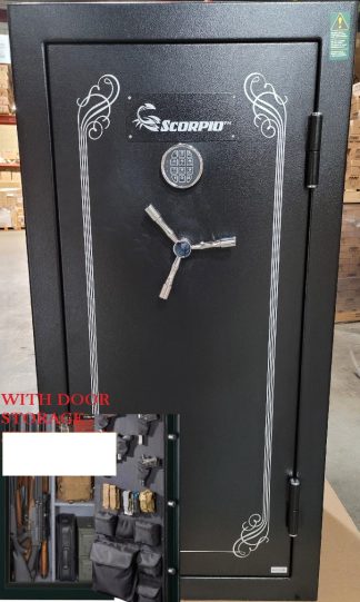 SCORPIO SAFE, ELITE, 36/40 GUNS, FIREPROOF-ELECTRONIC  LOCK