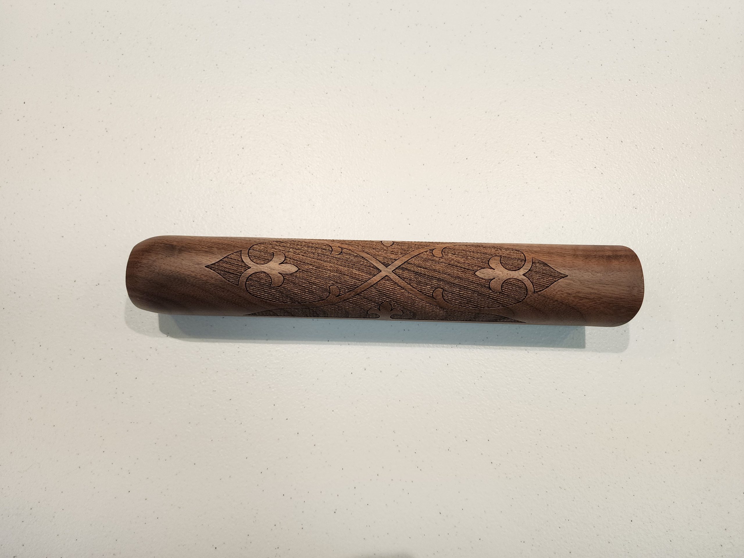 REM 1187 FOREND 12GA EXP FIN FDL LASER CHECKERING