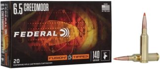 FED 6.5 CREEDMOOR 140 GR TIPPED FUSION