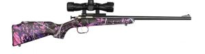 CRICKET .22LR MUDDY GIRL RIFLE PKG- INCLUDES-SCOPE, MOUNT,