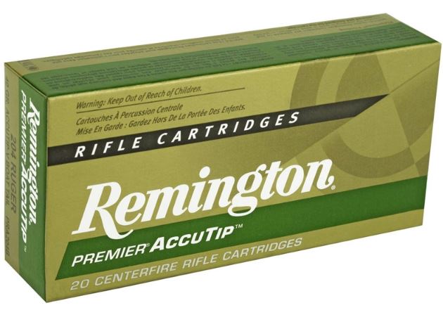 REM. c. 204 RUGER 40 gr. ACCUTIP BT