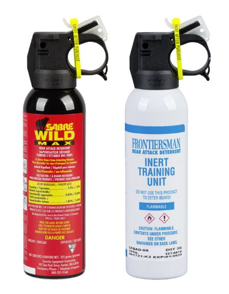 SABRE WILD BEAR SPRAY + PRACTICE CANNISTER (225ML)