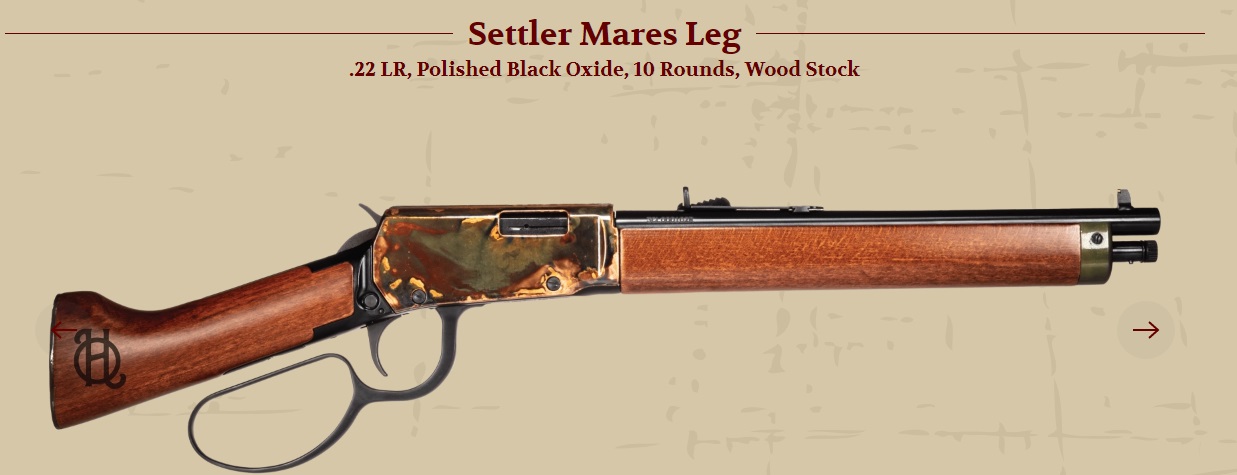Heritage c.22 LR 12.5″ SETTLER MARES LEG