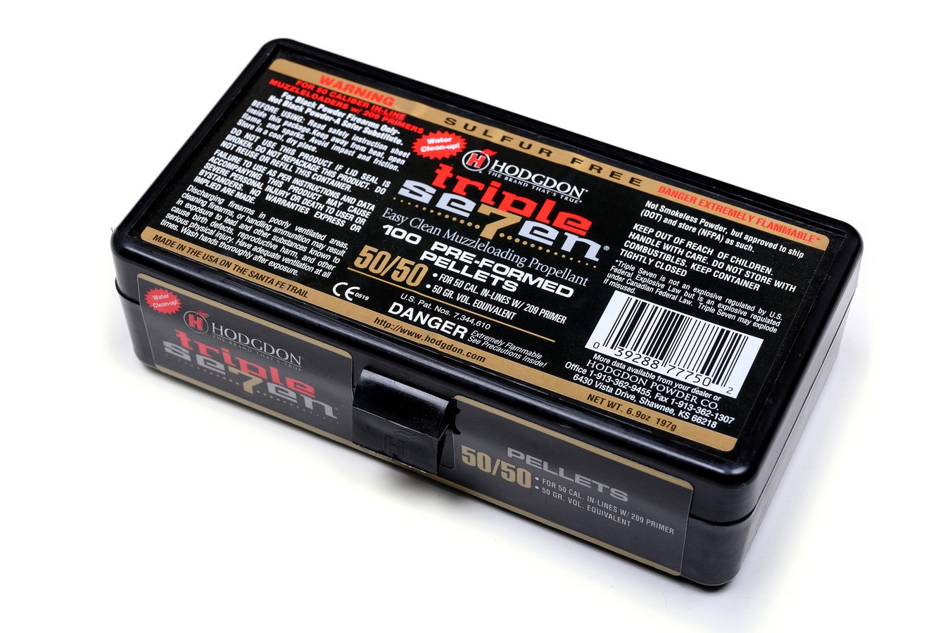HODGDON c.50 50GR. TRIPLE 7 PELLETS