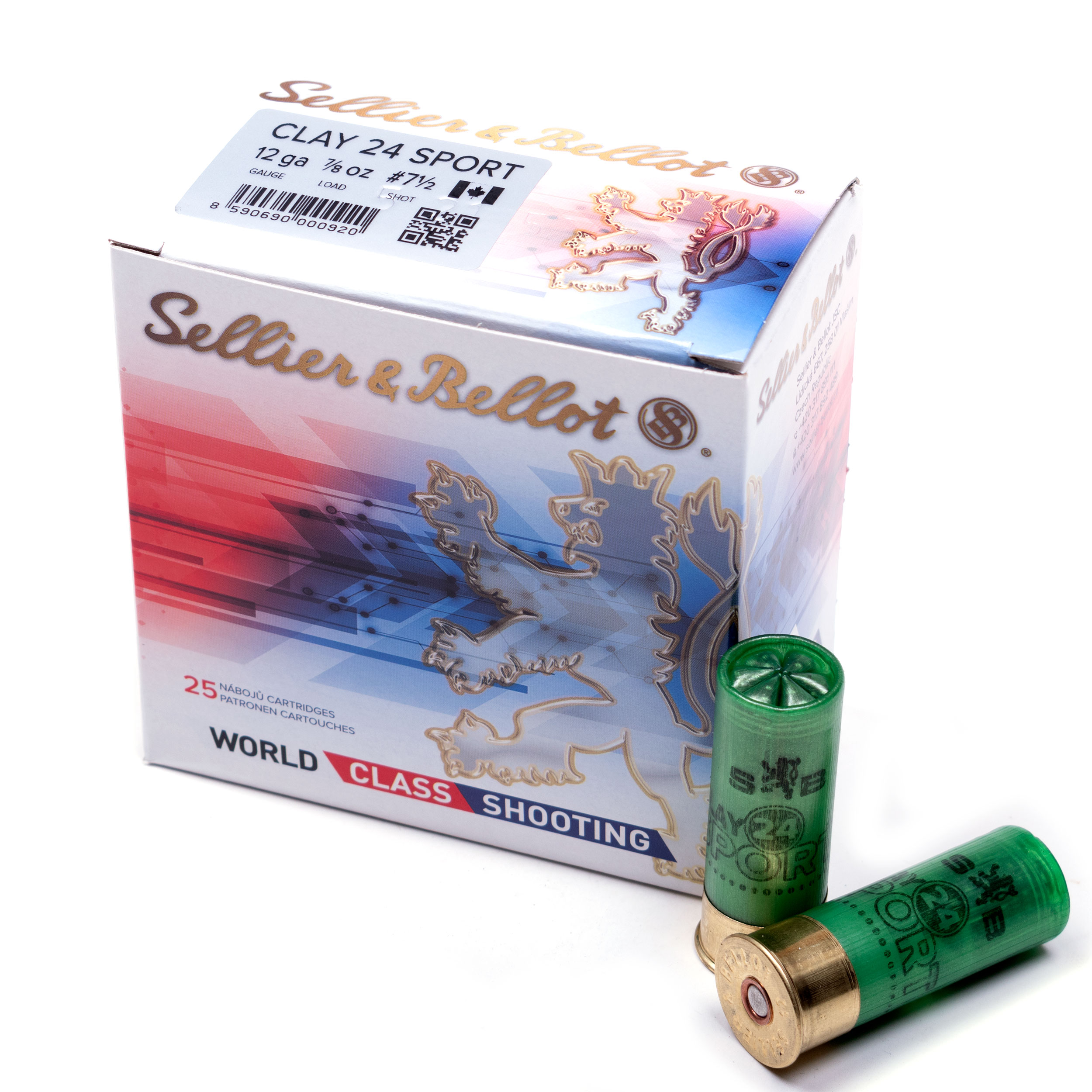 S & B 12GA  TARGET LOAD #8 (V000917) 2 3/4” 24GR