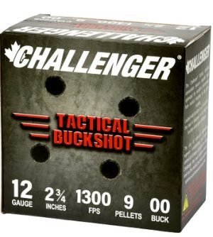 CHALLENGER (00100) 12GA. 2 3/4” 00B Bulk 25 Pack Magnum