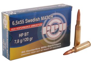 PRVI **MATCH* 6.5x55 Swedish HPBT 120gr 20Rnd
