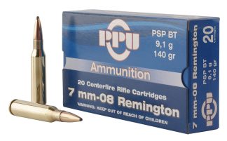 PRVI 7mm-08 Remington PSPBT 140gr 20Rnd
