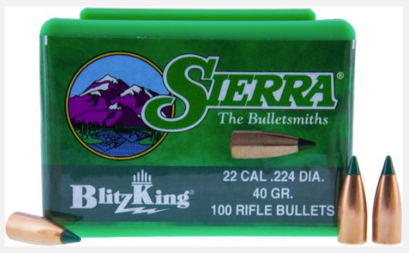 SIERRA 22 CAL 40 GR BLITZKING – BGB 500RD