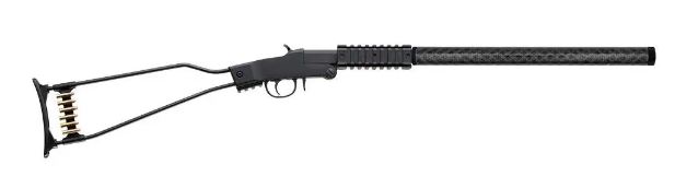 CHIAPPA 22LR LITTLE BADGER CARBON FIBER SHROUD BLACK, 18.5″