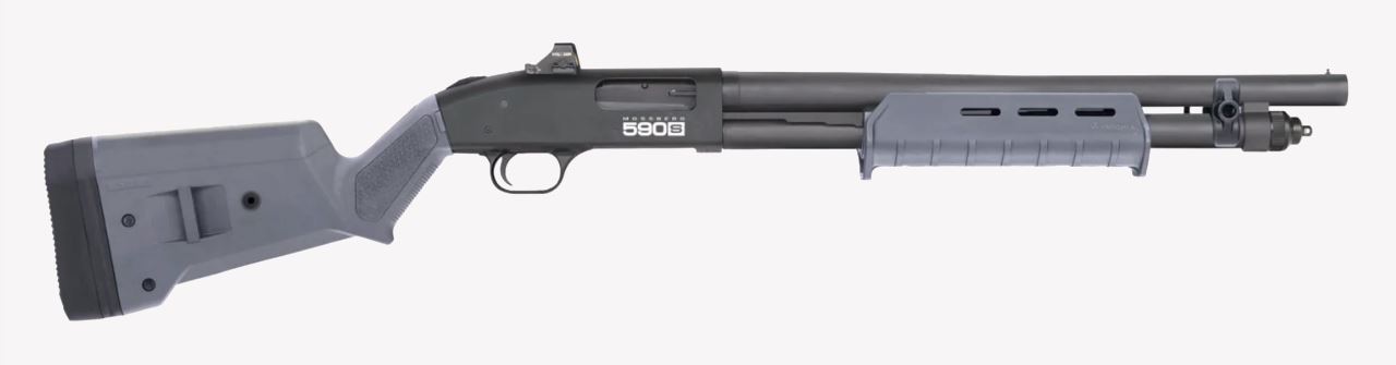 MOSSBERG 590S 12 GA SECURITY MAGPUL 18.5″ GREY
