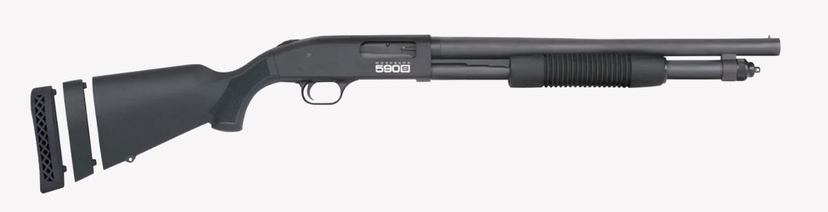 MOSSBERG 590S 12 GA SECURITY SUPER BANTAM 18.5″ BLACK
